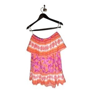 NWT Aakaa Dress - Pink and Orange Pattern | Size M